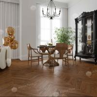 Каменно-полимерный ламинат SPC Alpine Floor Chevron Alpine Орех Нойер ECO 18-22 MC