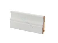 Плинтус напольный МДФ белый К-14 Ликорн 82х16 мм