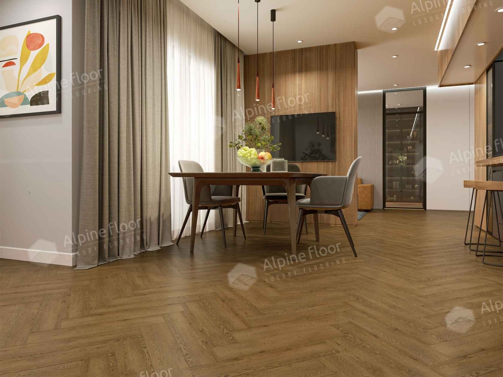 Alpine Floor LVT плитка Дуб Селена ECO 16-32
