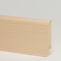 Шпонированный плинтус Pedross ясень беленый прямой со скосом 58х20