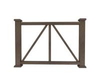 Ограждение из ДПК Е1 Коричневый