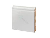 Плинтус напольный МДФ белый К-21 Ликорн 165х16 мм