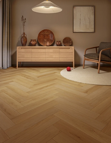 SPC My Step Аква Елка на пробке (Aqua Herringbone Cork) 5.05мм EWH-7136