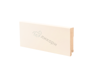 Плинтус напольный МДФ кремовый К-06 Ликорн 80х16 мм