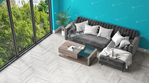 Напольная каменно-полимерная плитка серии ALPINE FLOOR PARQUET LIGHT SPC ламинат СНЕЖНЫЙ ЕСО 13-11