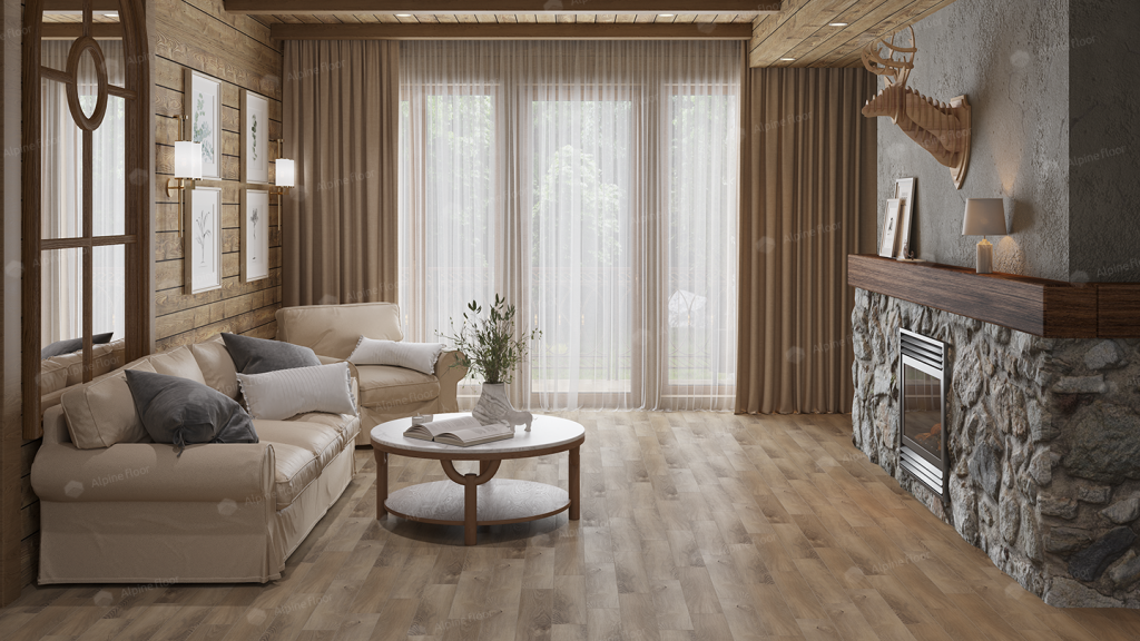 Alpine Floor LVT плитка Дуб Синистра ECO 16-17