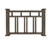 Ограждение из ДПК В1 Коричневый