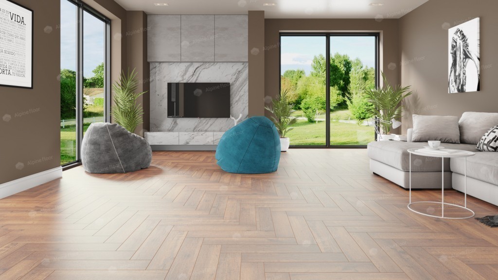 Alpine Floor LVT плитка Королевский дуб Royal ECO 16-2