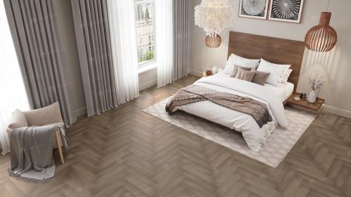 Напольная каменно-полимерная плитка серии ALPINE FLOOR PARQUET LIGHT SPC ламинат ДУБ НАСЫЩЕННЫЙ ЕСО 13-7