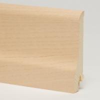 Шпонированный плинтус Pedross ясень беленый сапожок 80х20