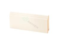 Плинтус напольный МДФ кремовый К-26 Ликорн 80х16 мм