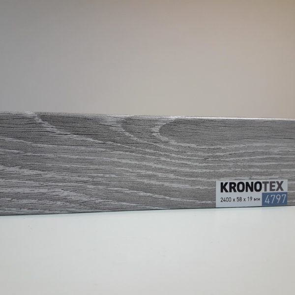 Плинтус МДФ KRONOTEX (Кронотекс) KTEX1 D4797 Дуб горный серебристый
