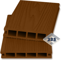 Террасная доска Strada 25x140 бронза