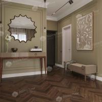 Каменно-полимерный ламинат SPC Alpine Floor Chevron Alpine Дуб Мокка ECO 18-12 MC