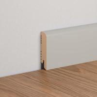 Плинтус напольный МДФ Ликорн К-02 Серый шелк 70х16х2050 мм