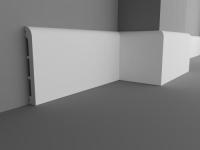 Напольный Плинтус под покраску Marca Bello  P112.15 (112*15*2000мм)