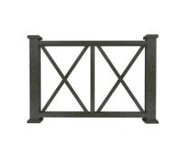 Ограждение из ДПК З1 Черный