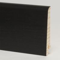 Шпонированный плинтус Pedross дуб Черный прямой со скосом 80x16