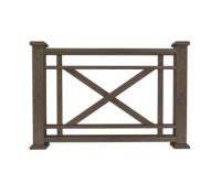 Ограждение из ДПК О1  Коричневый