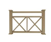 Ограждение из ДПК К1 Натуральный