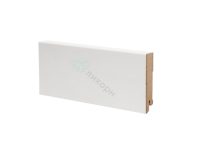 Плинтус напольный МДФ белый К-06 Ликорн 80х16 мм