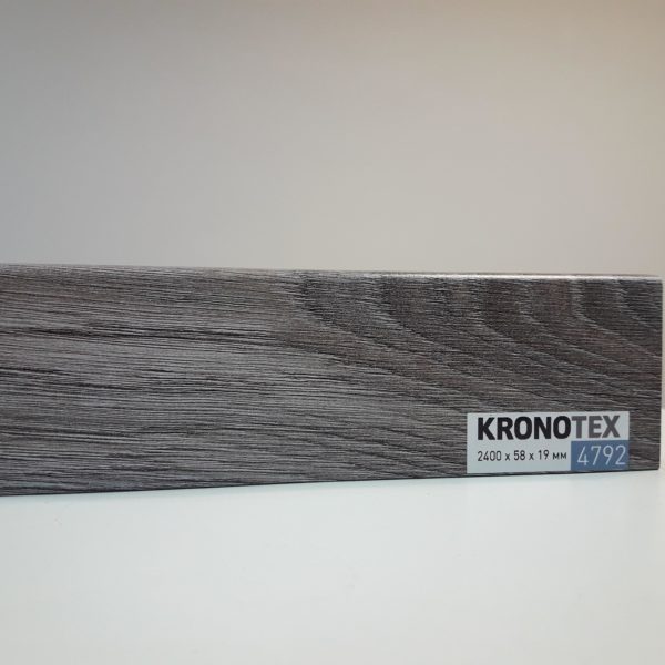 Плинтус МДФ KRONOTEX (Кронотекс) KTEX1 D4792 Дуб серый Макро