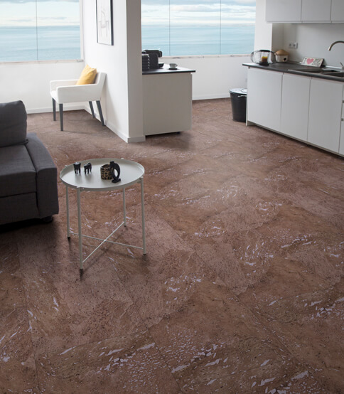 Пробковый пол Corkart Cork SLATE клевой 108v CZ X