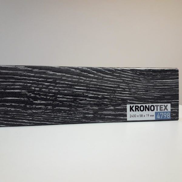 Плинтус МДФ KRONOTEX (Кронотекс) KTEX1 D4798 Дуб горный черный
