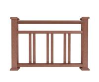 Ограждение из ДПК Б1 Терракот