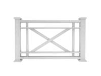 Ограждение из ДПК О1  Белый