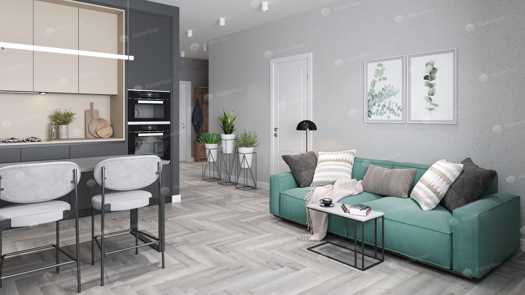 Alpine Floor LVT плитка Дуб Лейтена ECO 16-18