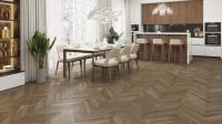 Кварцвиниловая плитка LVT Alpine Floor Chevron Alpine LVT Дуб Насыщенный Chevron ECO 20-4