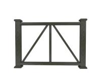 Ограждение из ДПК Е1 Черный