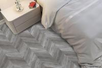 Пробковые полы c фотопечатью CORKSTYLE (КОРКСТАЙЛ) CHEVRON SILVER