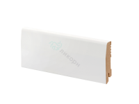 Плинтус напольный МДФ белый К-12 Ликорн 70х16 мм