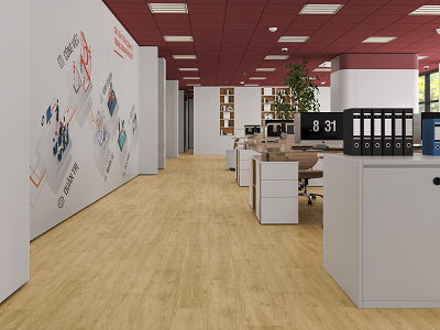 Кварцвиниловая плитка LVT Alpine Floor Liberty Loose Lay LVT Дуб Ваниль Селект ECO 23-2
