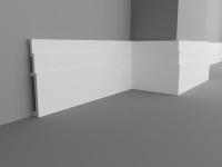 Напольный Плинтус под покраску Marca Bello P100.13 (100*13*2000мм)