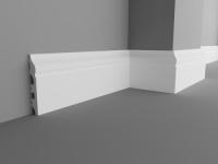 Напольный Плинтус под покраску Marca Bello P080.13 (80*13*2000мм)