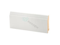 Плинтус напольный МДФ белый К-26 Ликорн 80х16 мм