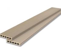 Террасная доска LECOLE Песочный (Примерное соответствие RAL/PANTONE 1035 / 402C)