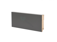 Плинтус напольный МДФ тёмно-серый К-06 Ликорн 80х16 мм