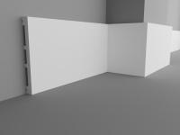 Напольный Плинтус под покраску Marca Bello P122.12 (122*12*2000мм)1