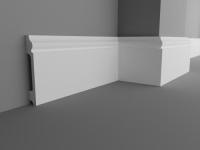 Напольный Плинтус под покраску Marca Bello P100.16.1 (100*16*2000мм)