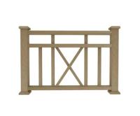 Ограждение из ДПК Р1 Натуральный