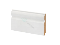 Плинтус напольный МДФ белый К-09 Ликорн 97х16 мм