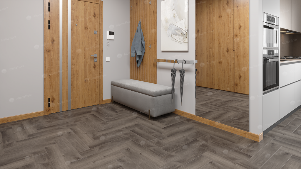 Alpine Floor LVT плитка Дуб Мерга ECO 16-13