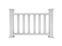 Ограждение из ДПК А1 Белый