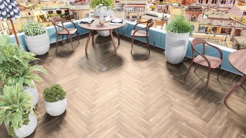 Напольная каменно-полимерная плитка серии ALPINE FLOOR PARQUET LIGHT SPC ламинат МАКАДАМИЯ ЕСО 13-10