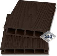 Террасная доска Strada 25x140 шоколад