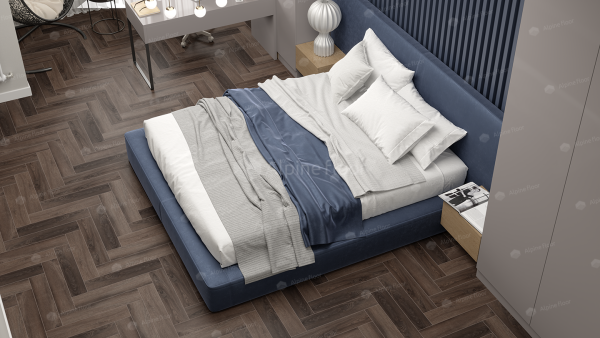 Напольная каменно-полимерная плитка серии ALPINE FLOOR PARQUET LIGHT SPC ламинат Дуб Фафнир ЕСО 13-16